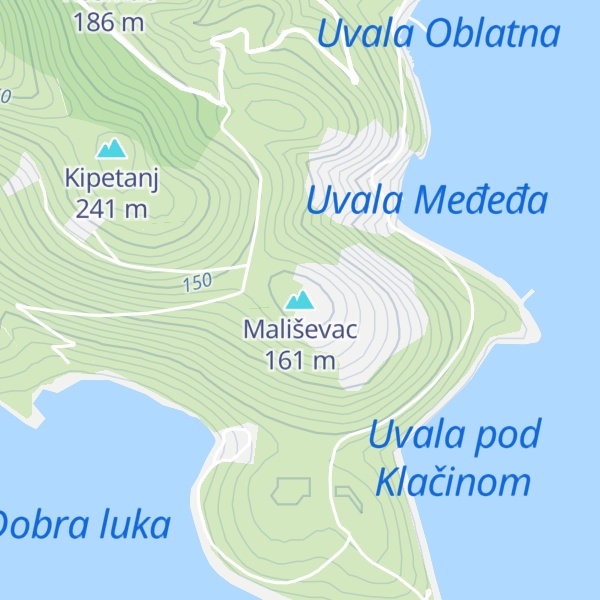 Map of Mališevac