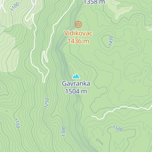 Map of Gavranka