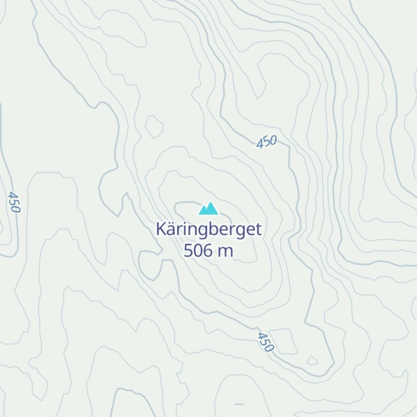 Map of Käringberget