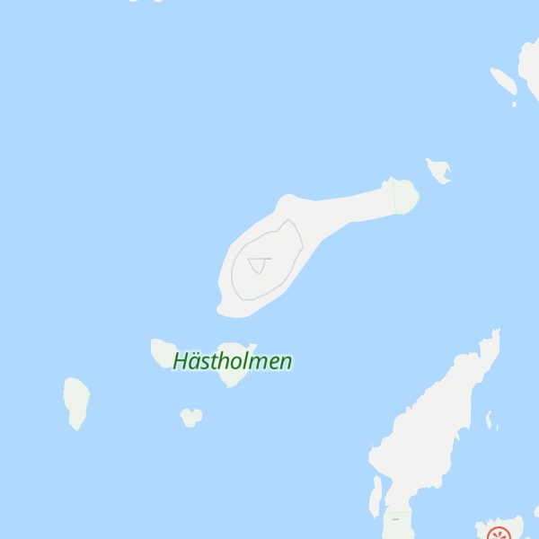 Map of Hästholmen