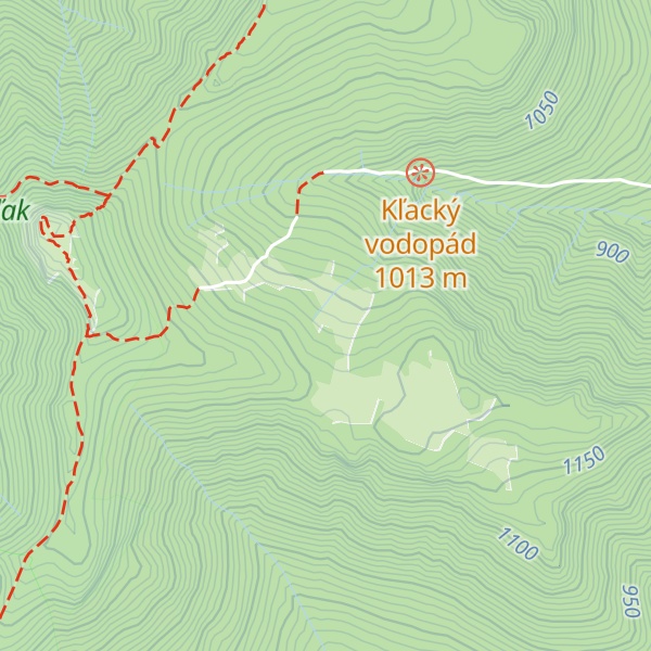 Map of Útulňa Javorina pod Kľakom