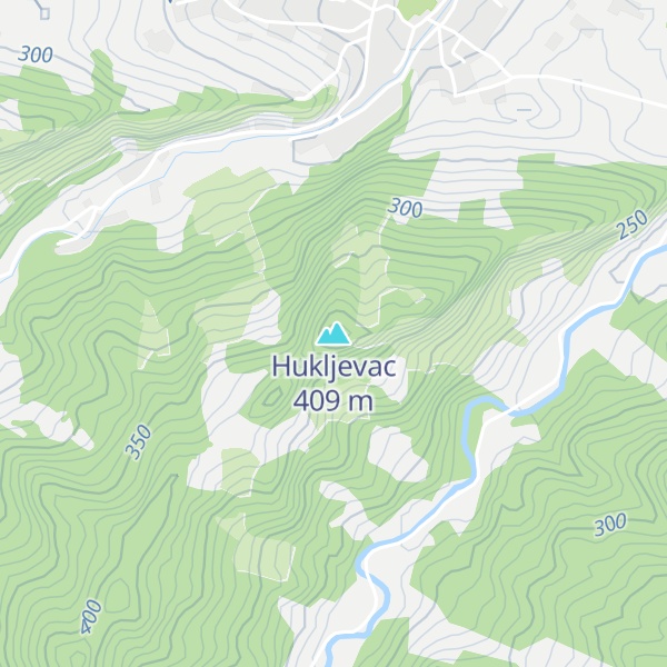 Map of Hukljevac