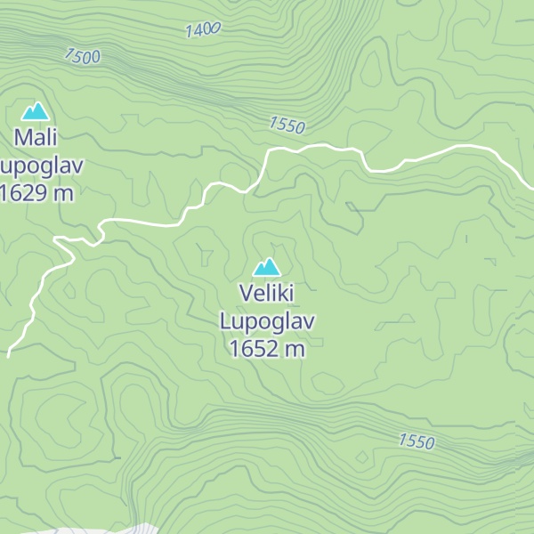 Map of Veliki Lupoglav