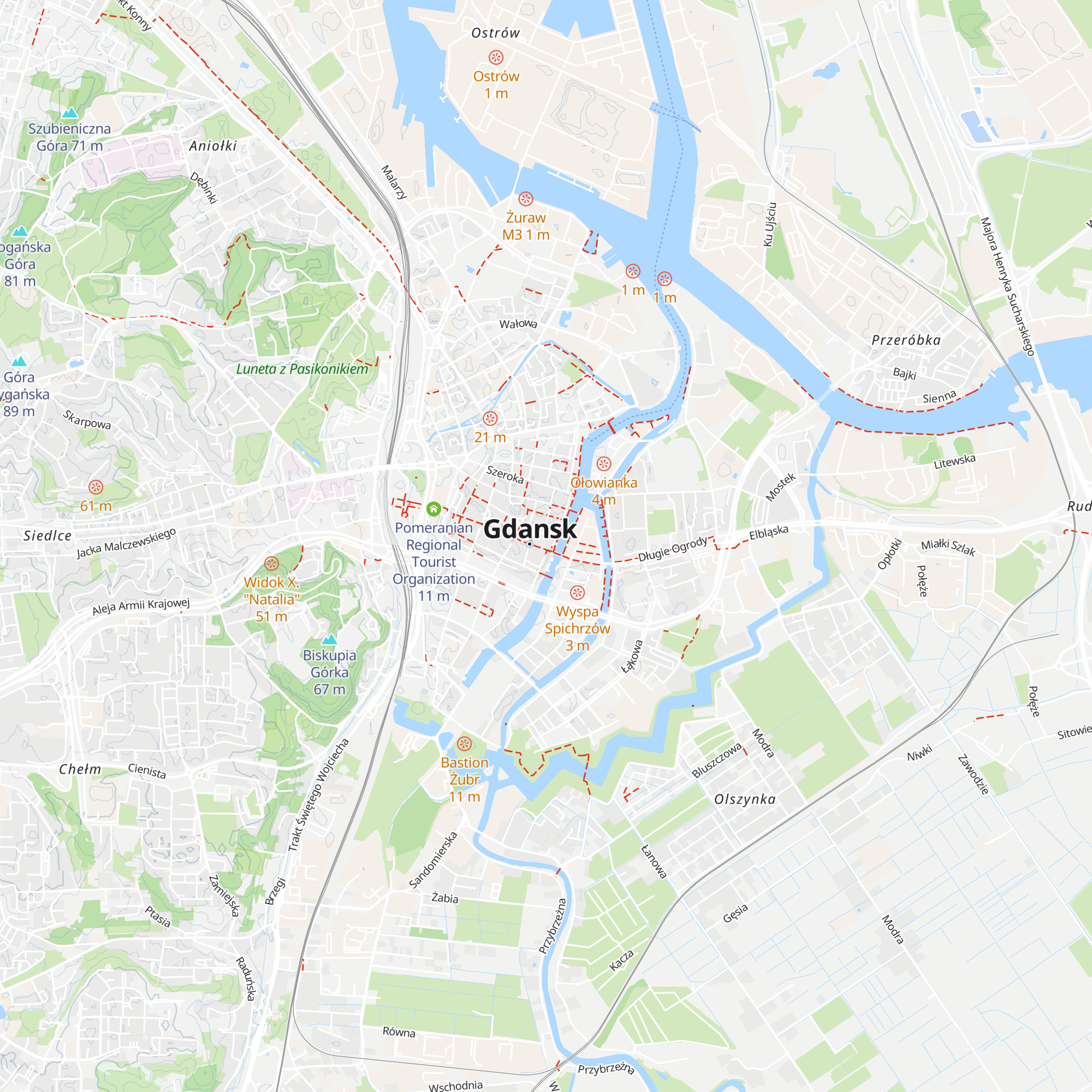 Gdańskie Centrum Informacji Turystycznej map