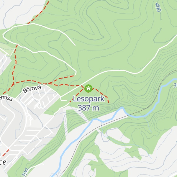 Map of Lesopark
