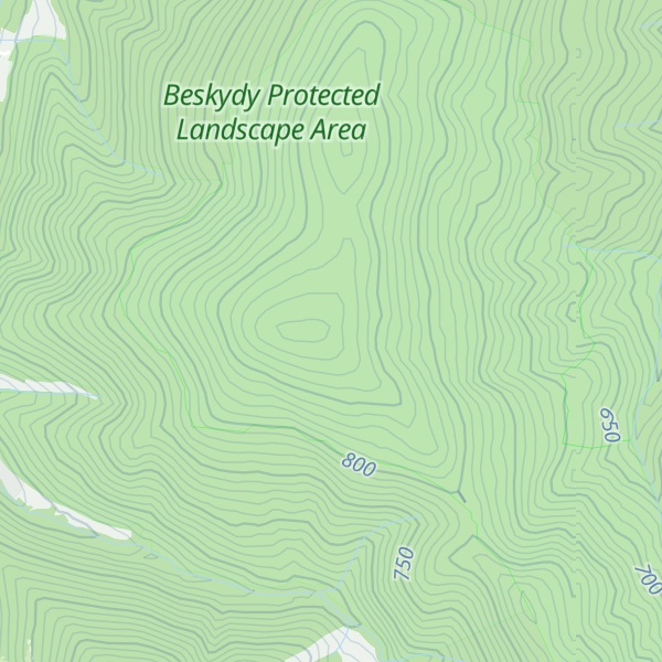 Map of Menší vrch