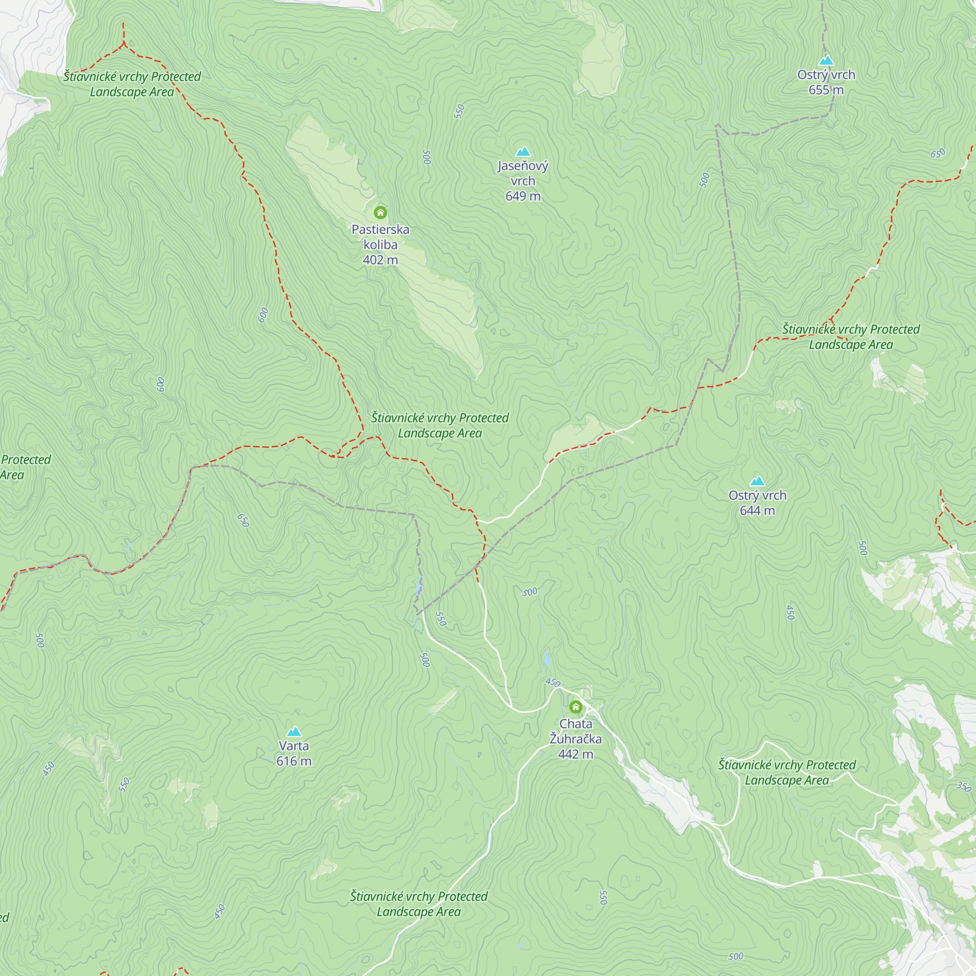 Poľovnícka chata Močiar map