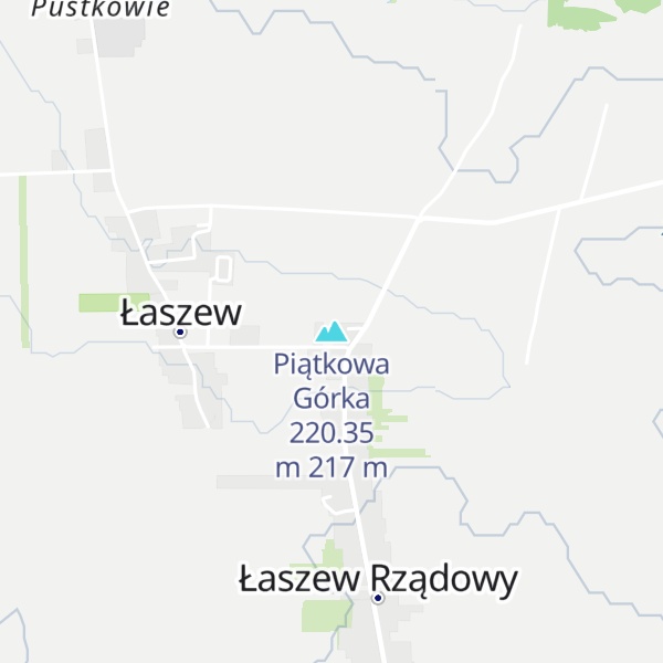 Map of Piątkowa Górka 220.35 m