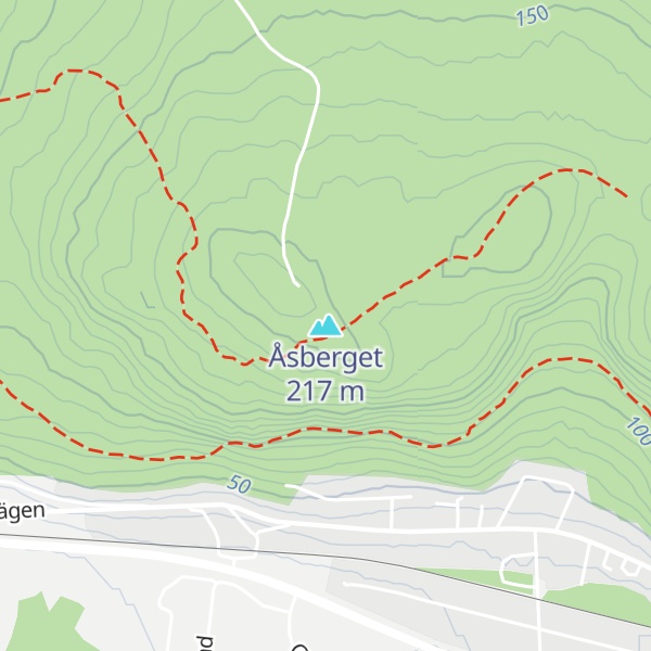 Map of Åsberget
