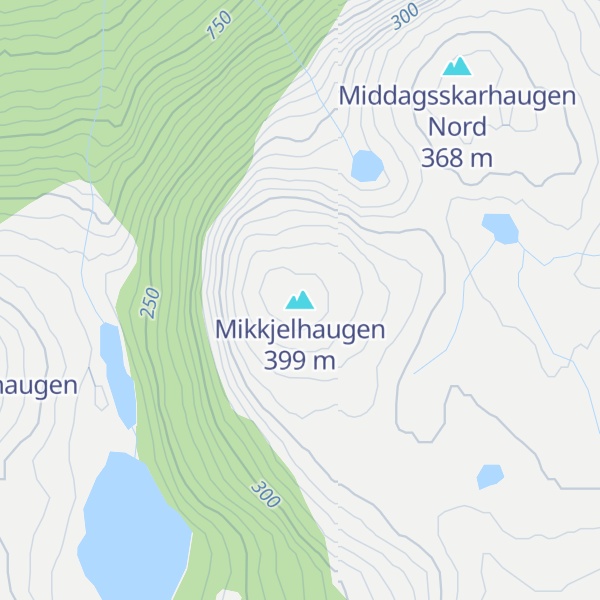 Map of Mikkjelhaugen