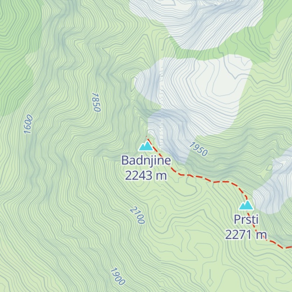 Map of Badnjine