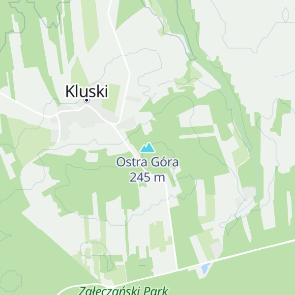 Map of Ostra Góra