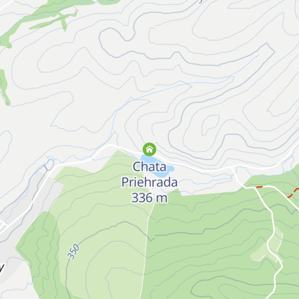 Map of Chata Priehrada