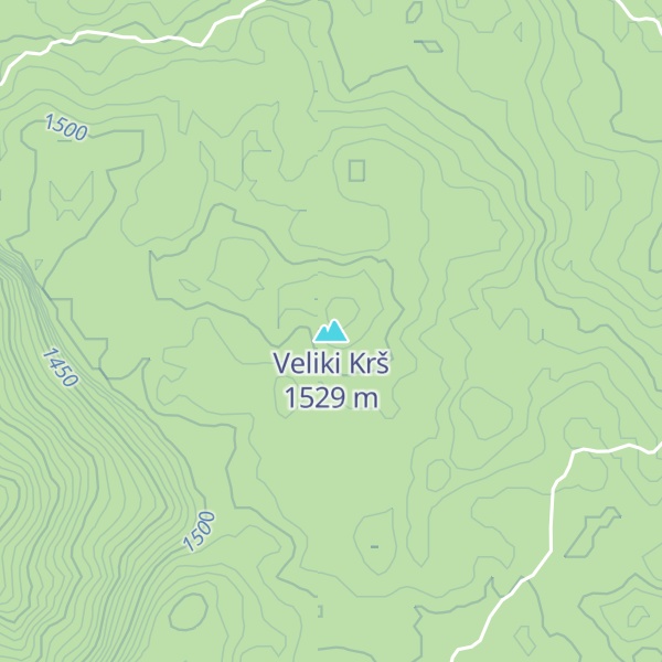 Map of Veliki Krš