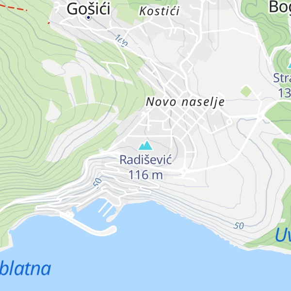 Map of Radišević