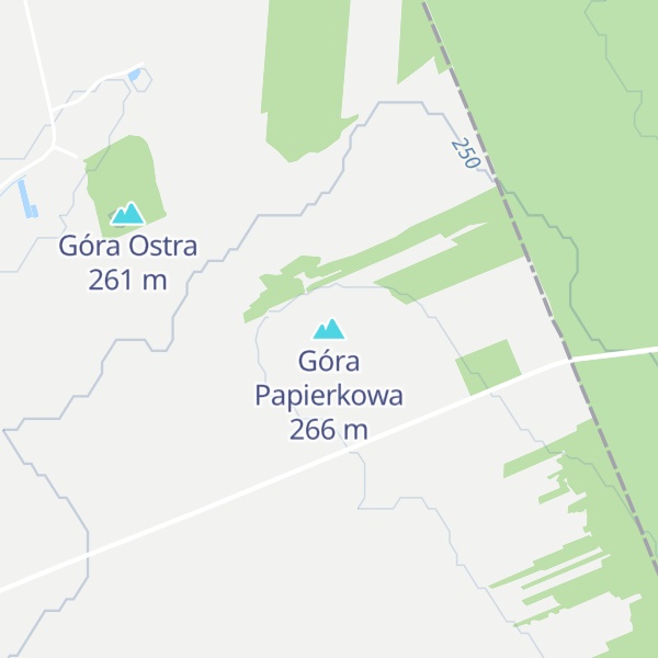 Map of Góra Papierkowa