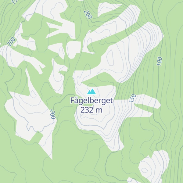 Map of Fågelberget