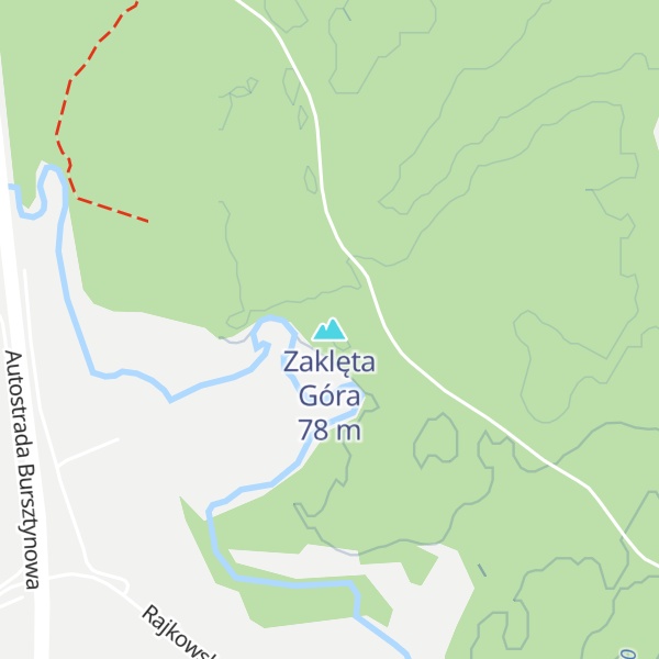 Map of Zaklęta Góra