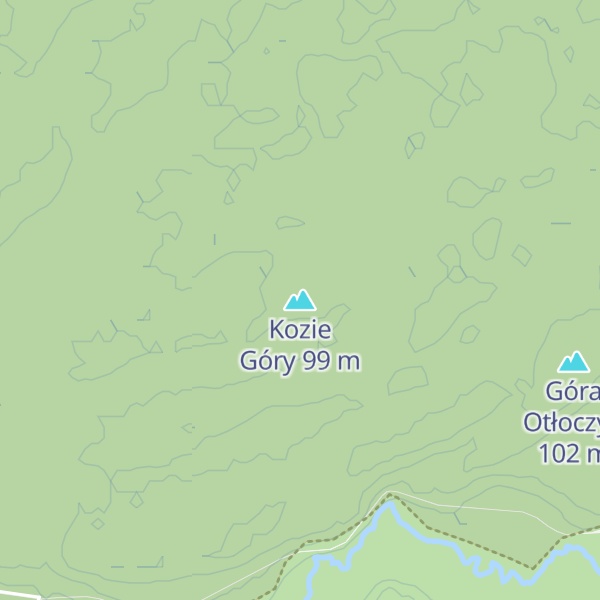 Map of Kozie Góry