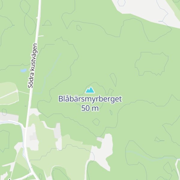 Map of Blåbärsmyrberget