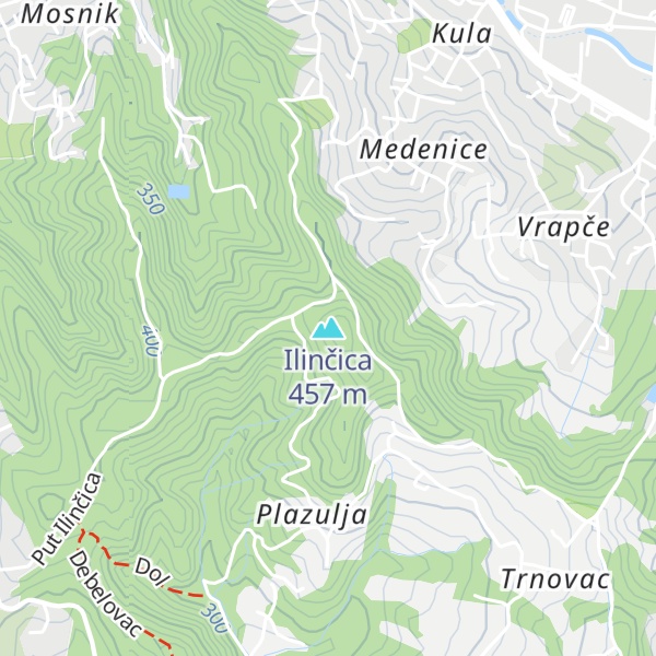 Map of Ilinčica