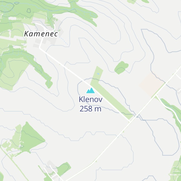 Map of Klenov