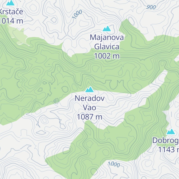 Map of Neradov Vao