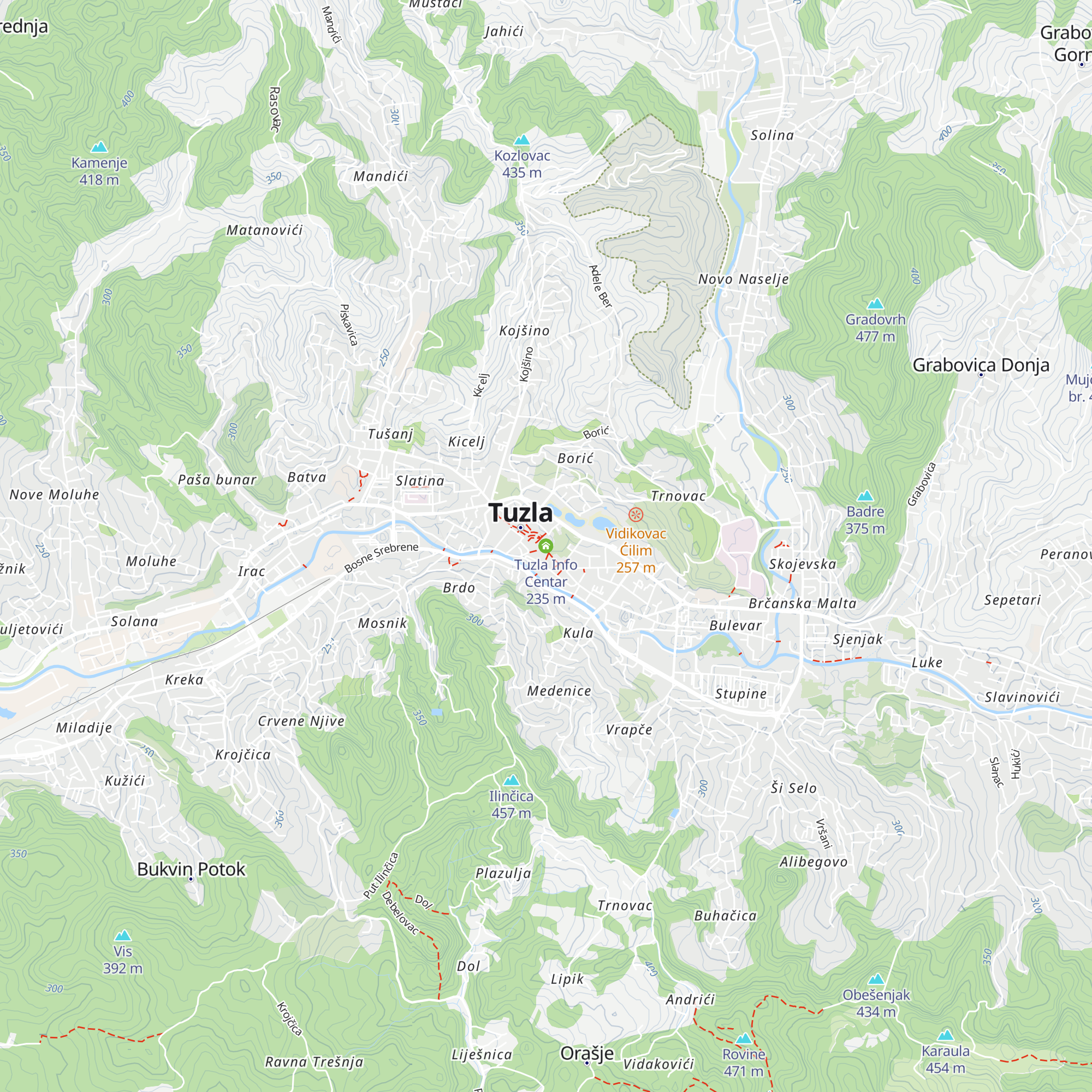 Tuzla Info Centar map