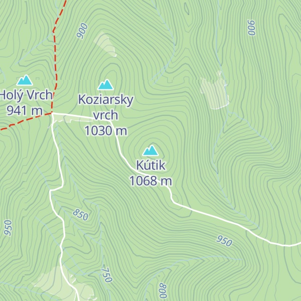 Map of Kútik