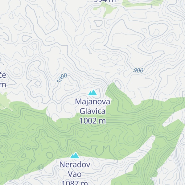 Map of Majanova Glavica