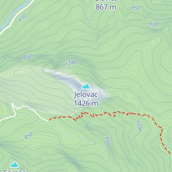 Map of Jelovac