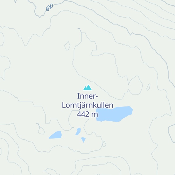 Map of Inner-Lomtjärnkullen