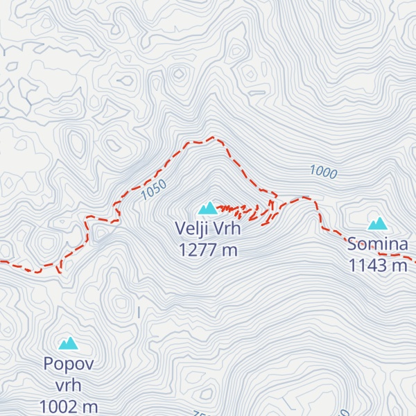 Map of Velji Vrh
