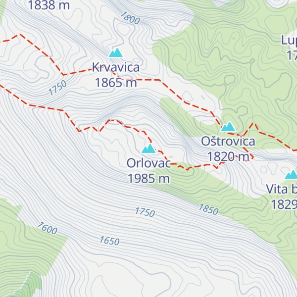 Map of Orlovac