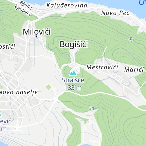 Map of Straišće