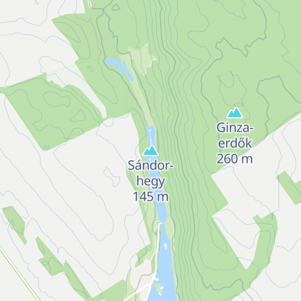Map of Sándor-hegy