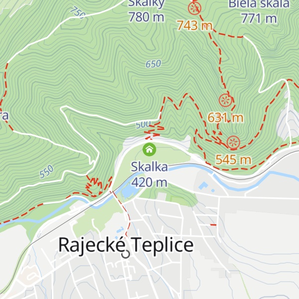 Map of Skalka