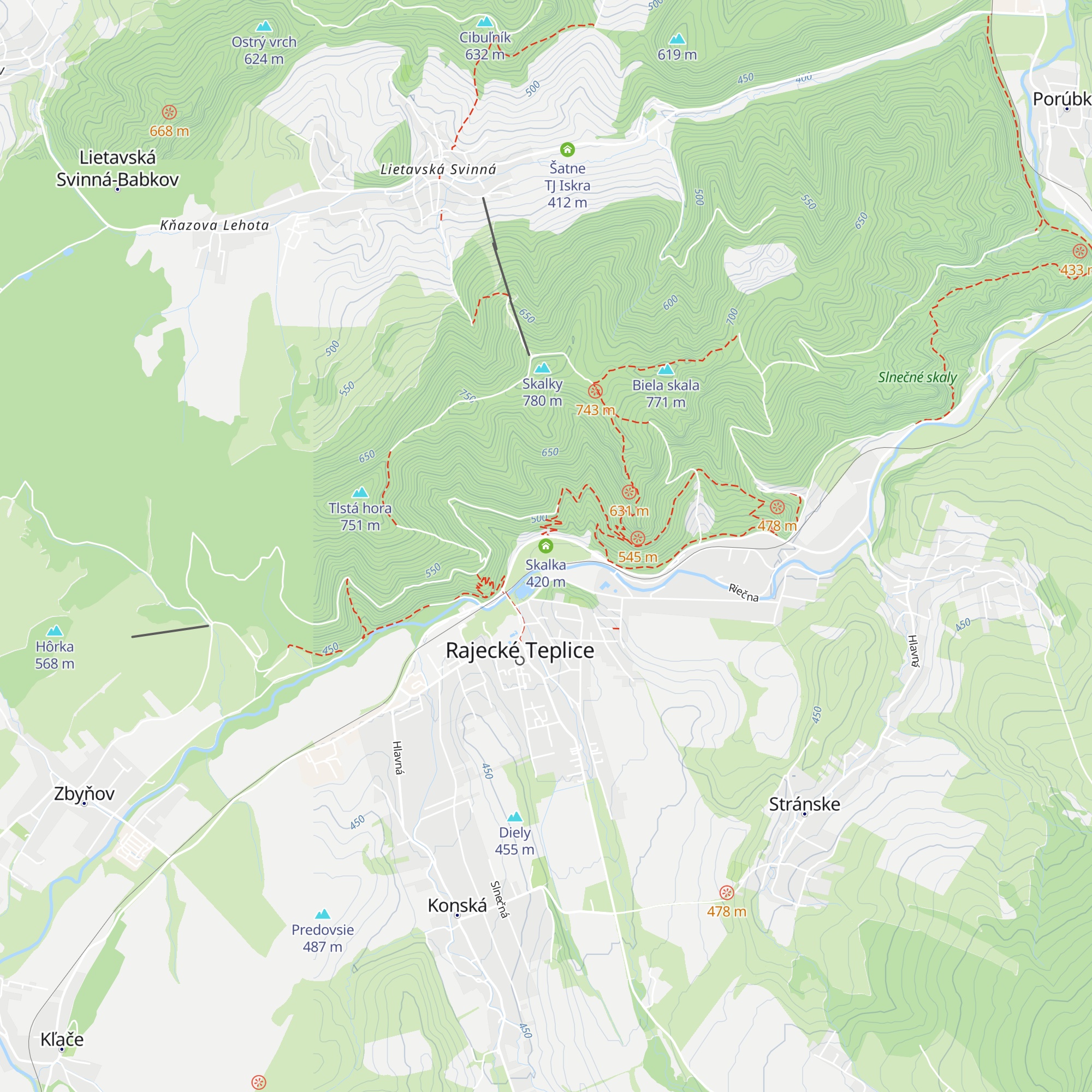 Skalka map