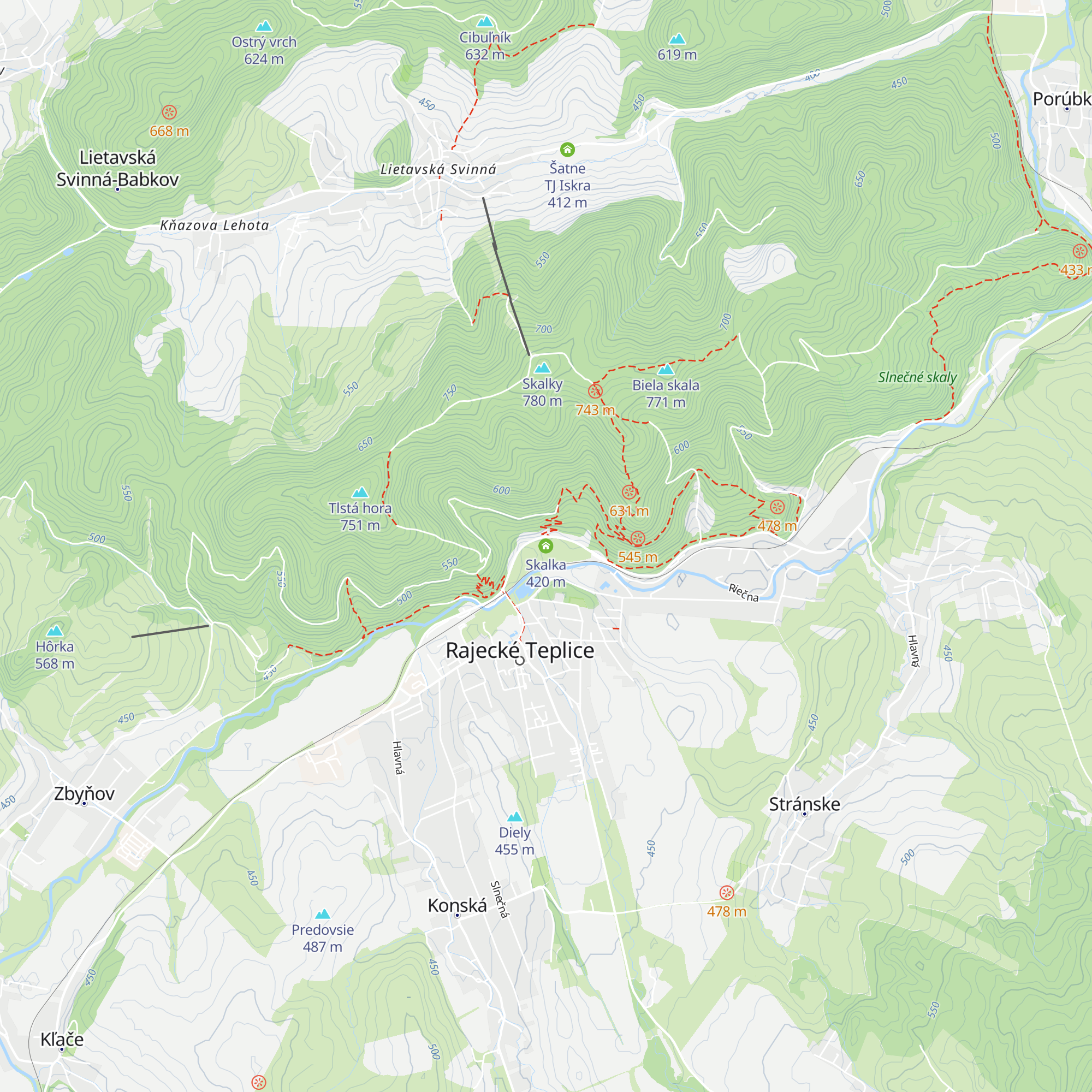 Skalka map