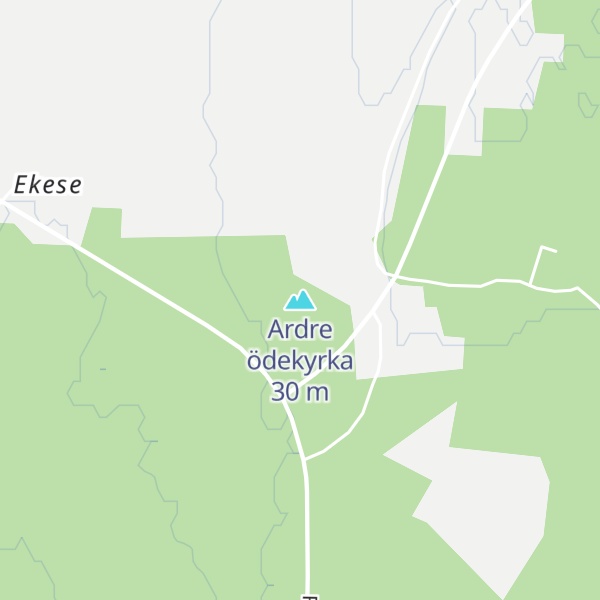 Map of Ardre ödekyrka