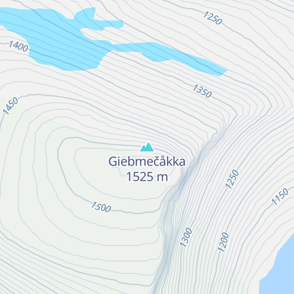 Map of Giebmečåkka