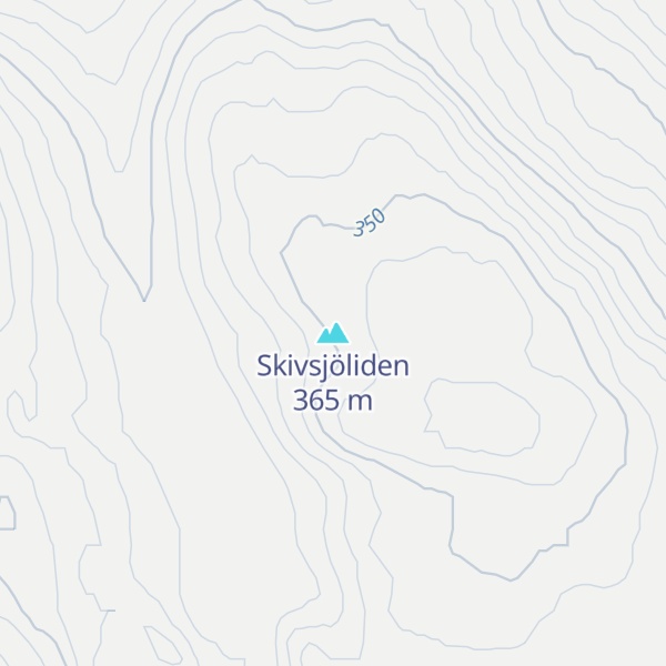 Map of Skivsjöliden