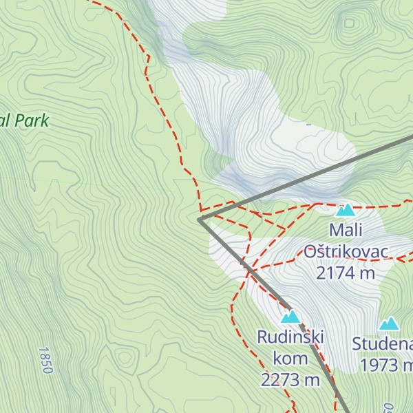 Map of Veliki Oštrikovac