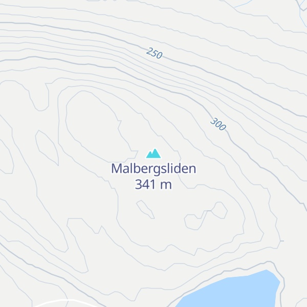 Map of Malbergsliden