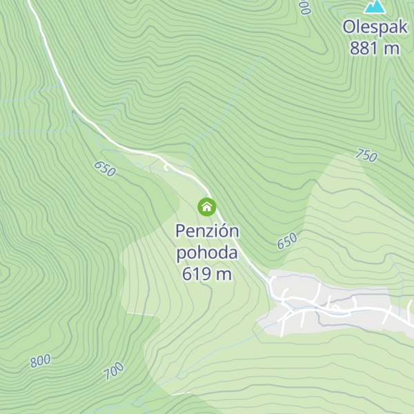 Map of Penzión pohoda
