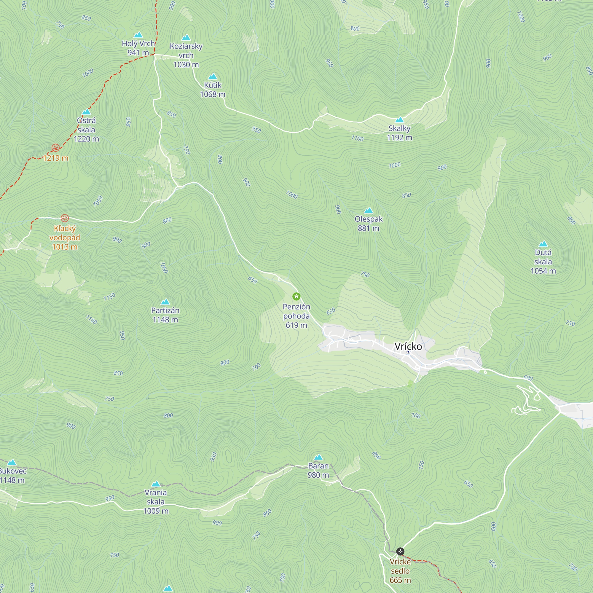 Penzión pohoda map