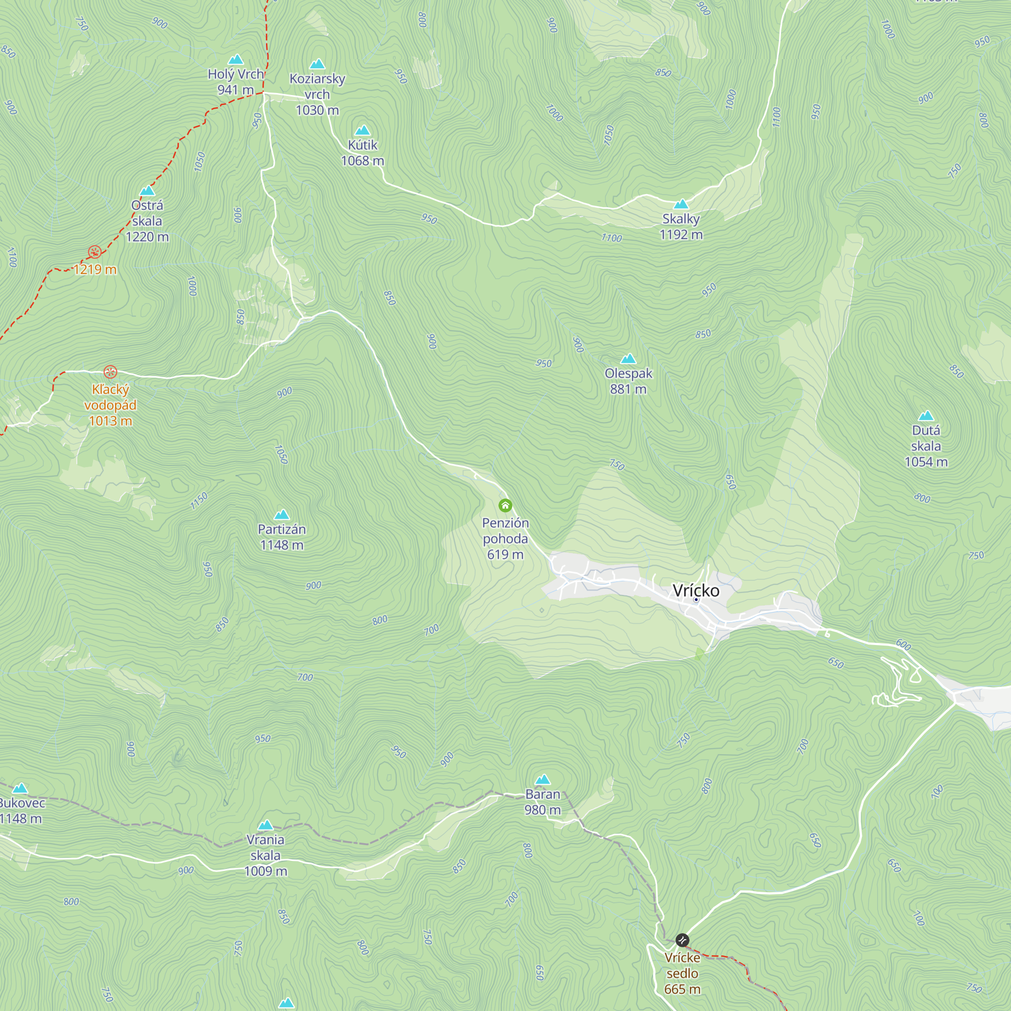 Penzión pohoda map