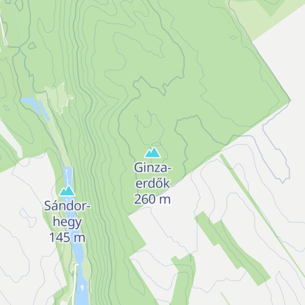 Map of Ginza-erdők