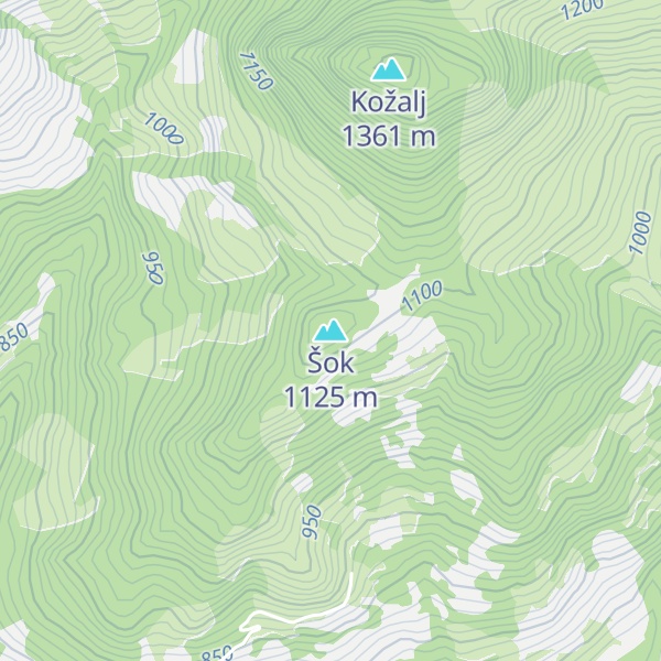 Map of Šok