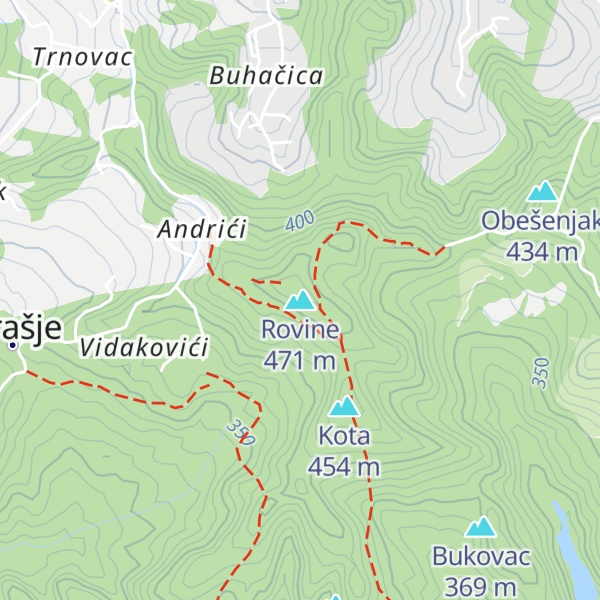 Map of Rovine